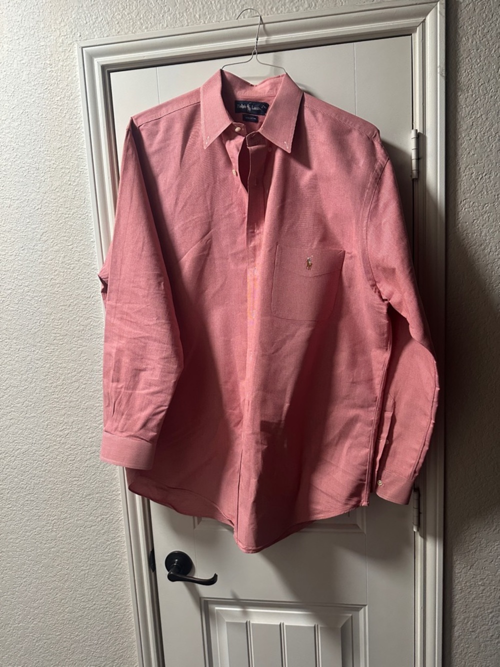 Polo by Ralph Lauren Coral-Pink Oxford Dress Shirt